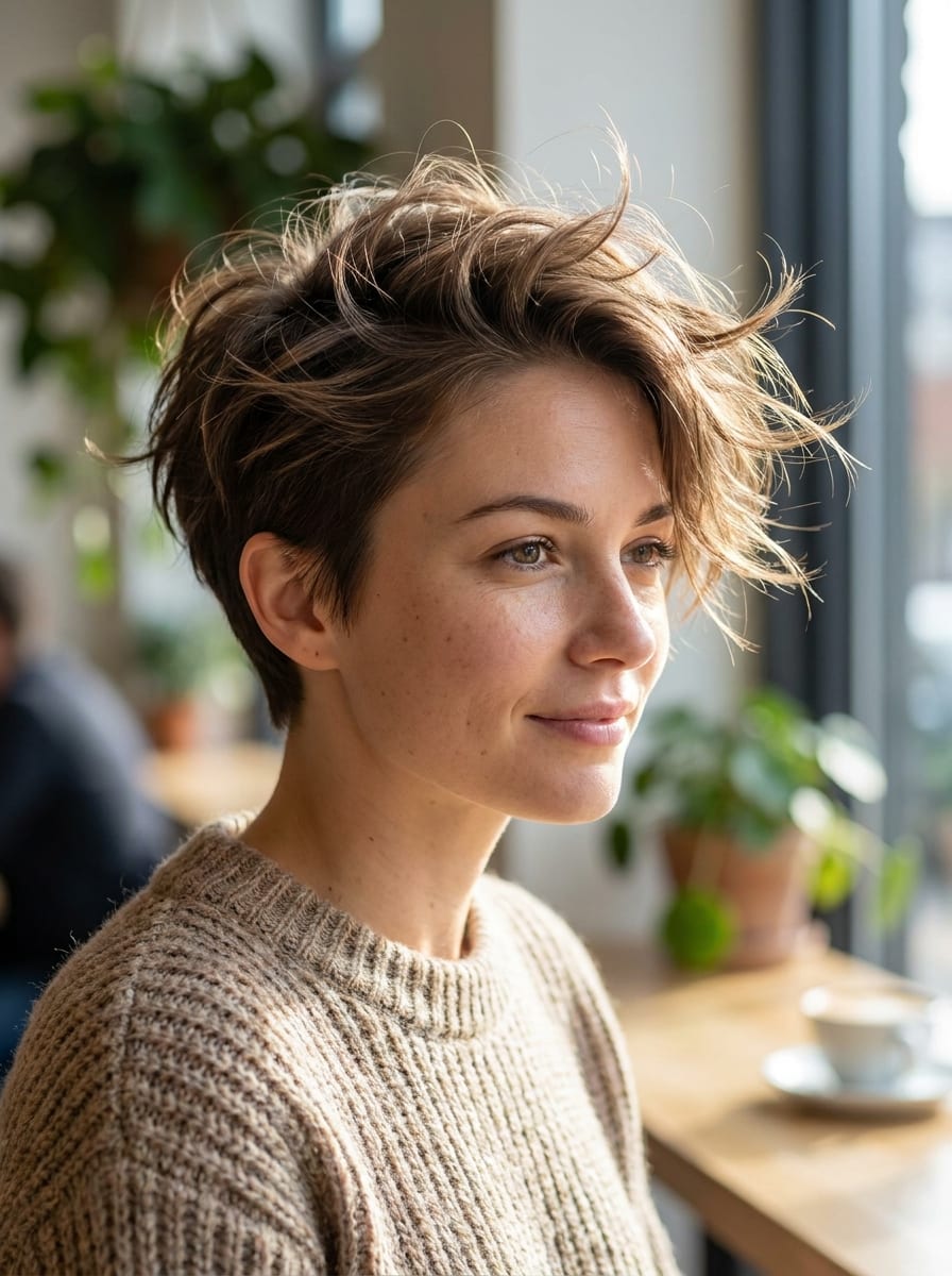 Messy Pixie Cut - Pixie Cut für Frauen